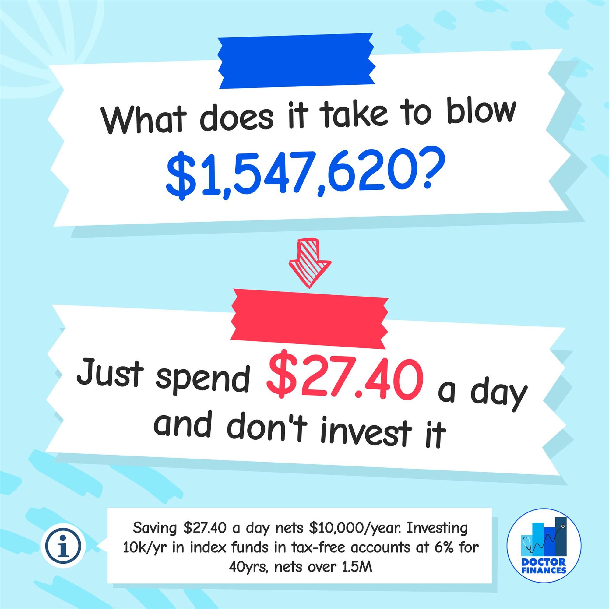 What Does It Take to Blow $1.5M?